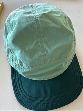MEC Pack Away Sun Cap - Unisex Light Mint & Forest Green Casual Bucket Cap